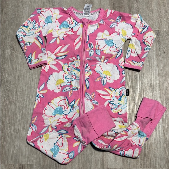 Bonds Pink Floral Baby Sleeper - Picture 1 of 1